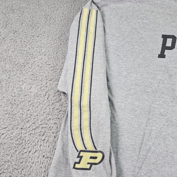 Purdue Boilermakers Shirt Mens 2XL Gray NCAA College Long Sleeve T-Shirt Nike - Picture 3 of 11